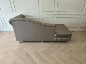 Chesterfield Daybed Sofa in Taupe (Brand New)