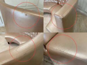 Curved leather sofa, lounge sofa, restaurant nightclub sofa_GFOTGN8L2A_5J33NAUOHJ