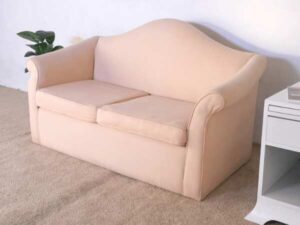 2 seater fabric sofa, light pink_R6UF6PGK35_65UGH3HJ6U