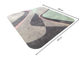 Floor rug, shag rug, various colors