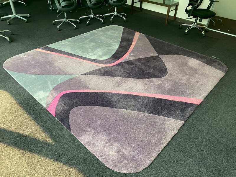 Floor rug, shag rug, various colors
