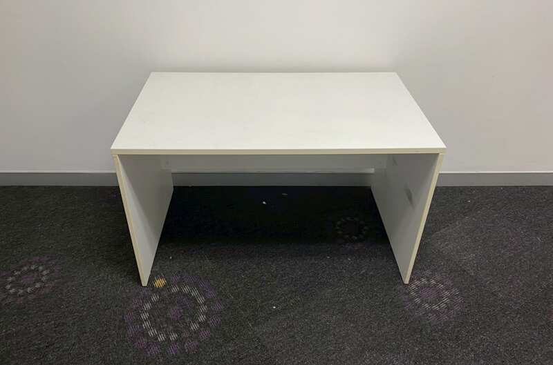 White wooden desk