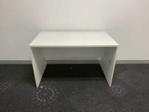White wooden desk