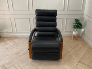 Gray reclining rocking chair, La-Z-Boy brand, model 10T-520 Norman_6YXMFX8G56
