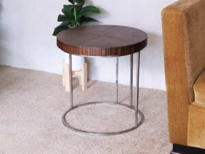 Sofa side table, hotel side table Multi-purpose table, steel legs_75CCF28Y3D