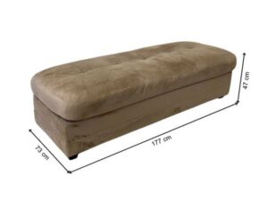 Two-piece 2-seater sofa set, light brown fabric upholstery.