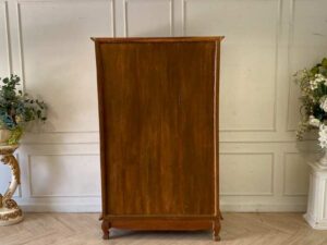 Vintage Style Teak Wood Wardrobe with 2 Doors