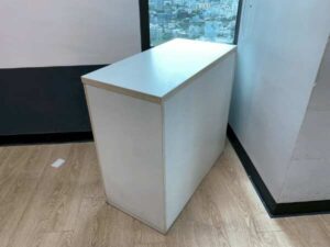 2-door document cabinet, wooden frame, gray, Practika brand