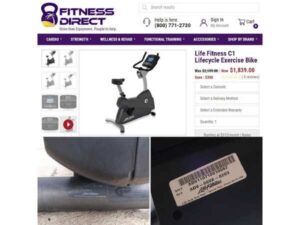 Life Fitness C1 Exercise Bike Life Fitness C1 Lifecycle Exercise Bike_8T9R8IO0UC