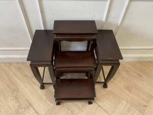 Set of 5 Dark Brown Altar Tables
