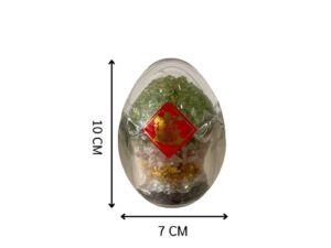 Five Elements Crystal Egg for Feng Shui Enhancement
