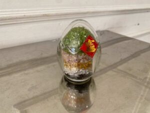 Five Elements Crystal Egg for Feng Shui Enhancement