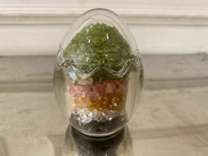 Five Elements Crystal Egg for Feng Shui Enhancement