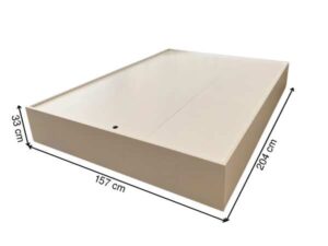 5-foot bed, 1 drawer, gray, minimalist style_9BVCTWQ31H