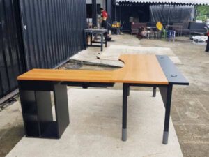 Corner desk L 1 drawer 160 cm