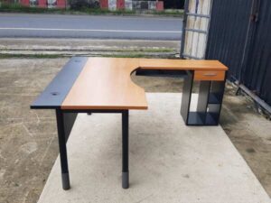 Corner desk L 1 drawer 160 cm