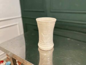 Flower vase, ceramic, 5.5 inches