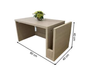 Modern style grey wooden coffee table