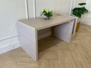 Modern style grey wooden coffee table