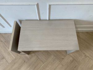 Modern style grey wooden coffee table