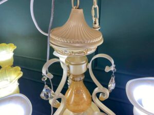 Chandelier, Glass Pendant Lamp