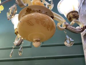 Chandelier, Glass Pendant Lamp