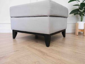 Fabric cushioned stool, light blue_VMXF8TSHPD_9YH50YYR33