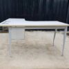 L-shaped corner desk with document cabinet 170 cm