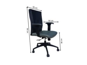 Office chair, leather seat, with arms, Logica work chair_N1I1K49Y1U_JHG6HBSSCW_E0V2NM9GD2_A4JRXS1QQX