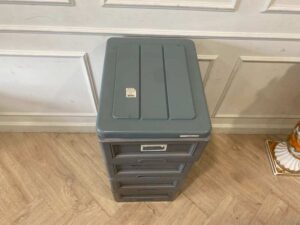 4-drawer cabinet, gray