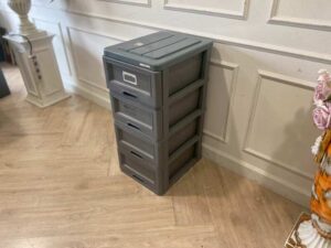4-drawer cabinet, gray