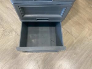 4-drawer cabinet, gray