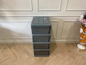 4-drawer cabinet, gray