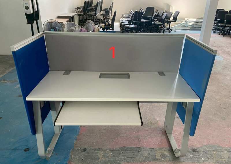 Rockworth White Desk with Power Strip_A9ACYQ04CU