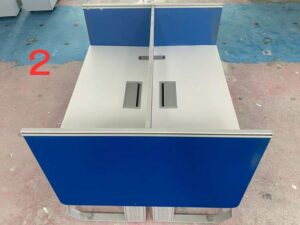 Rockworth White Desk with Power Strip_A9ACYQ04CU