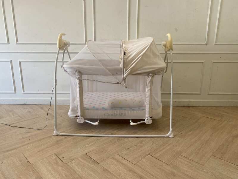 Electric baby swing, Cradle Max brand.