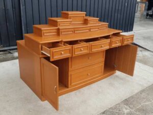 Set of 5 altar tables with drawers