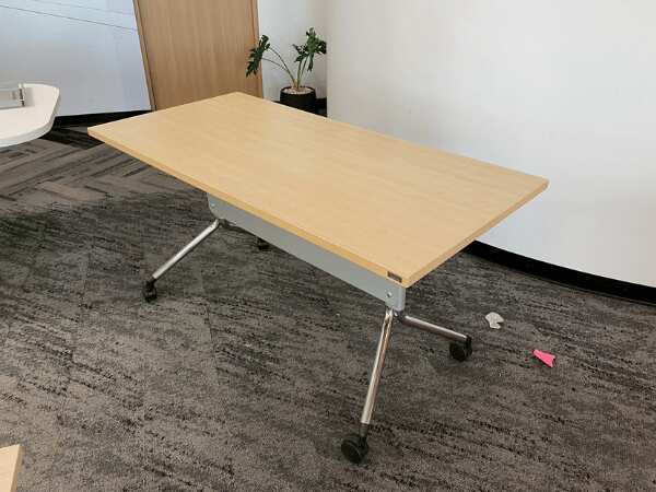 Work desk, folding table with wheels, Practika brand