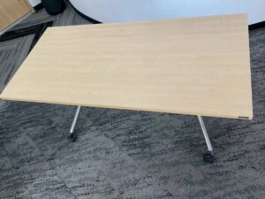 Work desk, folding table with wheels, Practika brand