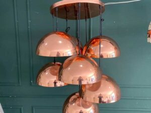Modern style copper pendant ceiling lamp