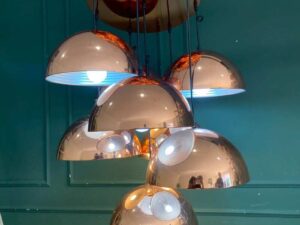 Modern style copper pendant ceiling lamp