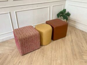 Stool, square, round, minimalist style_BIEDTPPIRT