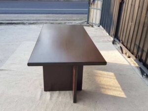 Dark Brown Wooden Conference Table, 200CM