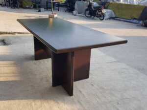 Dark Brown Wooden Conference Table, 200CM