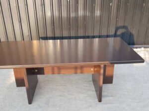 Dark Brown Wooden Conference Table, 200CM