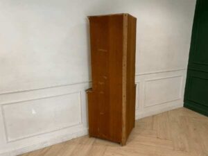 Vintage style 2-door corner wooden cabinet