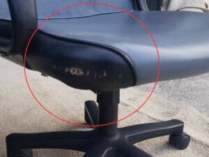 Office chair, leather upholstery, grey_C47OHXQ1BI
