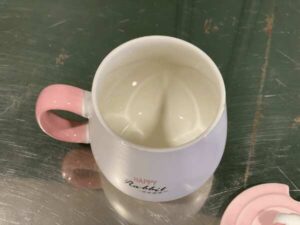 Happy Rabbit ceramic mug