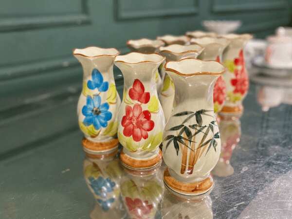 3 inch ceramic flower vase
