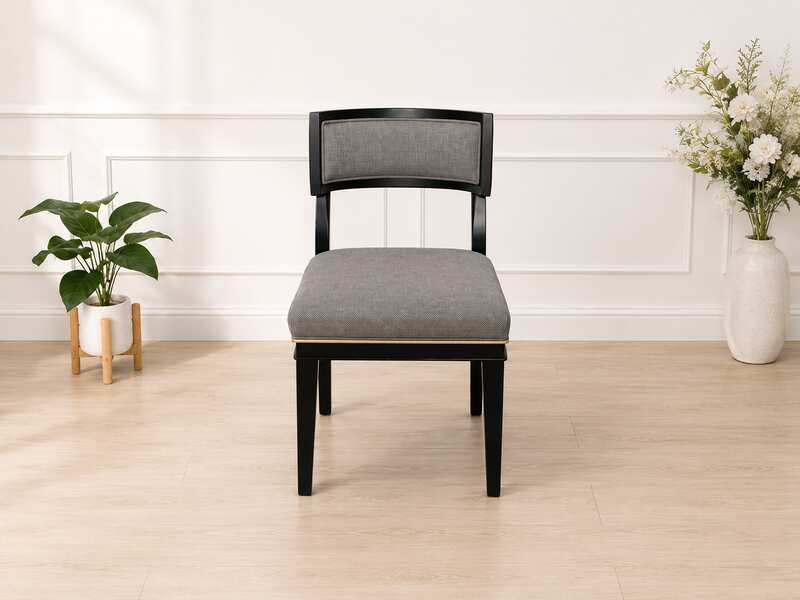 Wooden Chair with Greyish Blue Fabric Cushion_CR2FZ1U4VE